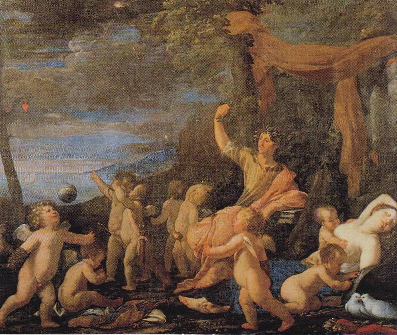 Nicolas Poussin Le Triomphe dOvide dit aussi Le triomphe dun poete oil painting image